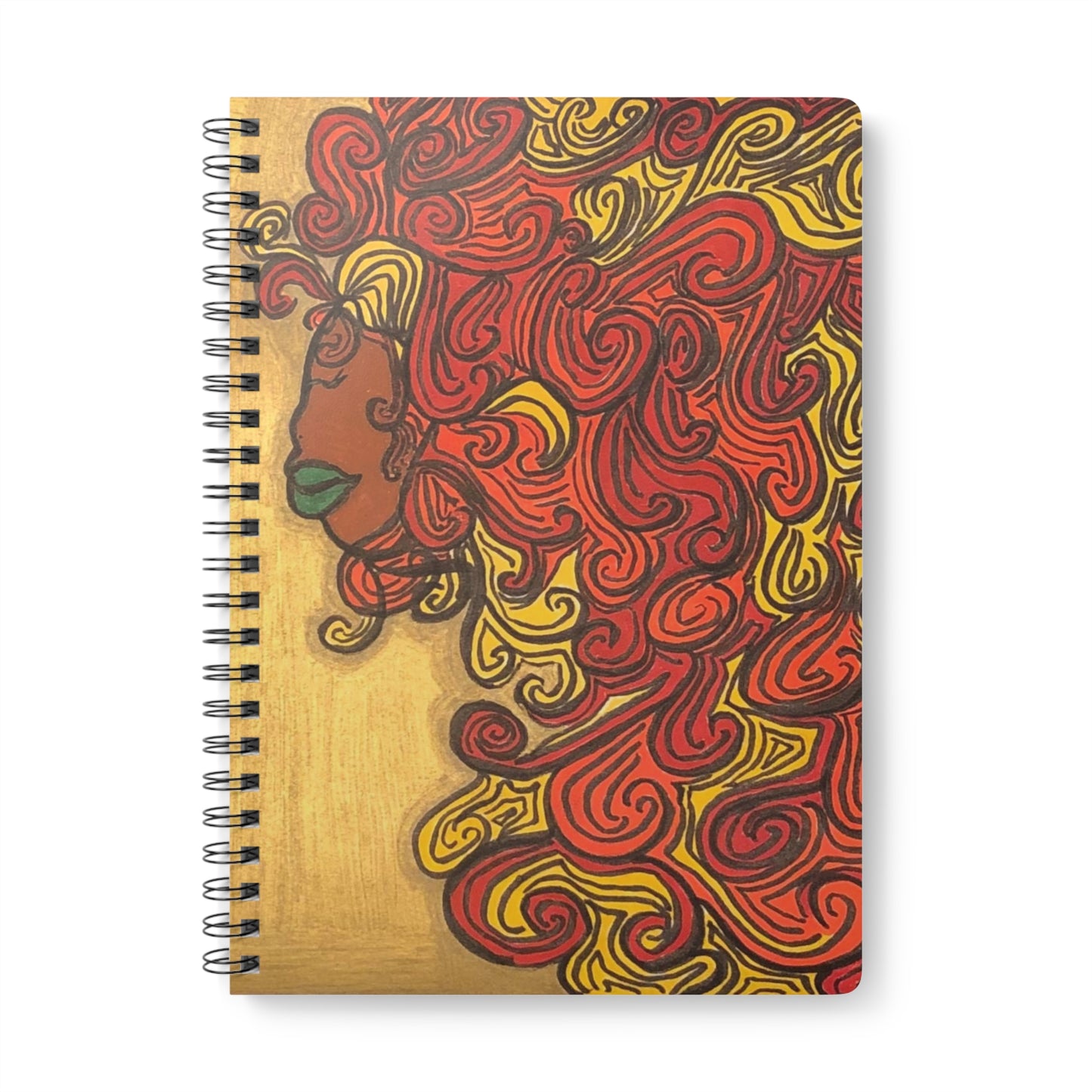“Her” Wirebound Softcover Notebook, A5