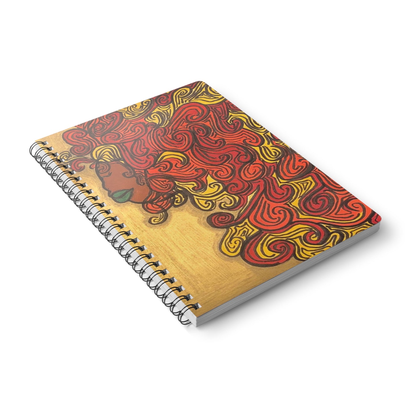 “Her” Wirebound Softcover Notebook, A5